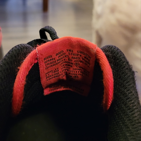 Nike By You Red And Black All Leather Air Force Ones - Picture 4 of 7